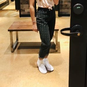 PacSun Striped Mom Jeans